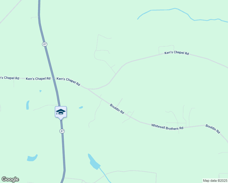 map of restaurants, bars, coffee shops, grocery stores, and more near 199 Bouldin Road in Elon