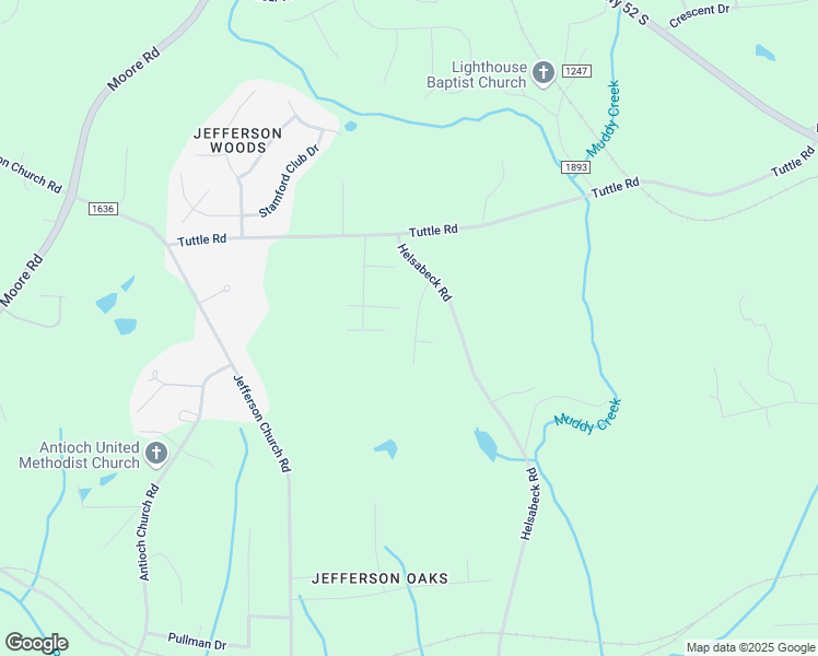 map of restaurants, bars, coffee shops, grocery stores, and more near 9544 Oakbrook Ridge in Rural Hall