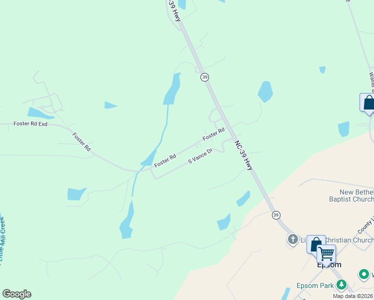 map of restaurants, bars, coffee shops, grocery stores, and more near 232 Foster Road in Henderson