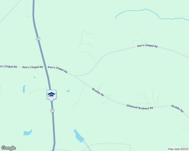 map of restaurants, bars, coffee shops, grocery stores, and more near 199 Bouldin Road in Elon