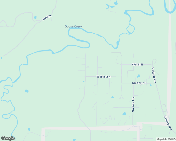 map of restaurants, bars, coffee shops, grocery stores, and more near 6915 82nd West Avenue in Tulsa