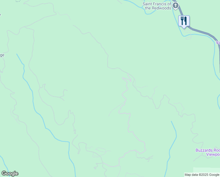 map of restaurants, bars, coffee shops, grocery stores, and more near 46190 Pfeiffer Ridge Road in Big Sur