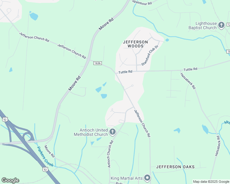 map of restaurants, bars, coffee shops, grocery stores, and more near 9046 Jefferson Church Road in Rural Hall