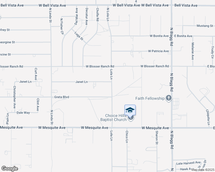 map of restaurants, bars, coffee shops, grocery stores, and more near 561 Janet Lane in Pahrump