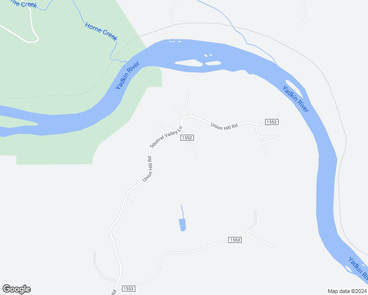 map of restaurants, bars, coffee shops, grocery stores, and more near 1021 Squirrel Valley Lane in East Bend