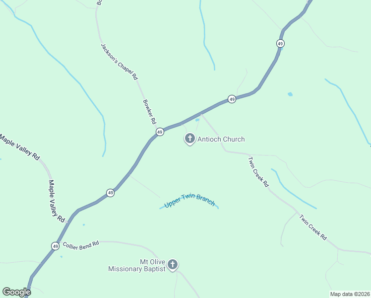 map of restaurants, bars, coffee shops, grocery stores, and more near 112 Antioch Rd in Charlotte