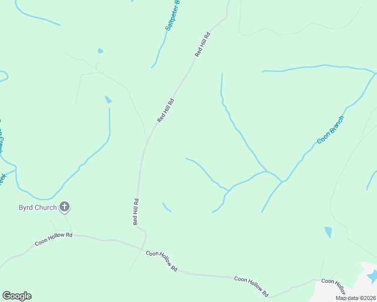 map of restaurants, bars, coffee shops, grocery stores, and more near 172 Red Hill Road in Sunbright