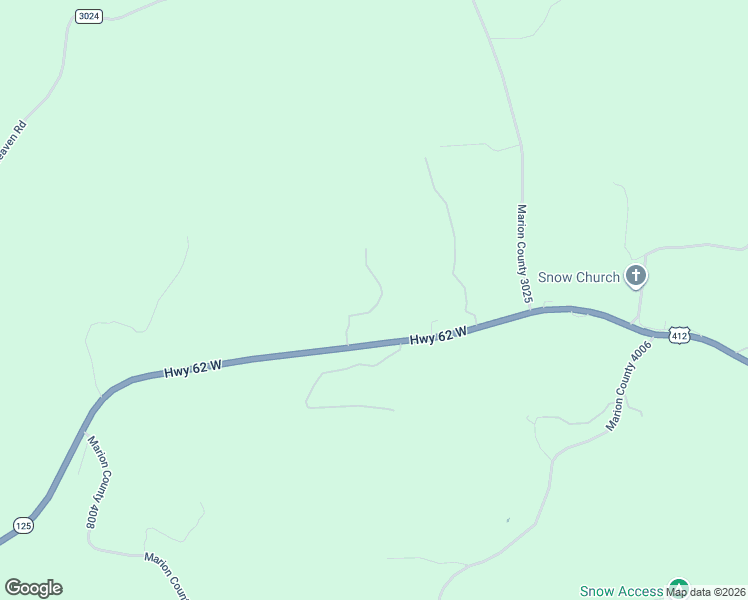 map of restaurants, bars, coffee shops, grocery stores, and more near 169 Rita Road in Yellville