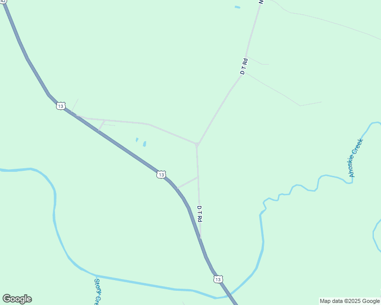 map of restaurants, bars, coffee shops, grocery stores, and more near 206 Arrow Road in Ahoskie