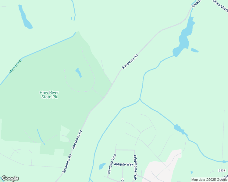 map of restaurants, bars, coffee shops, grocery stores, and more near 8402 Spearman Road in Reidsville