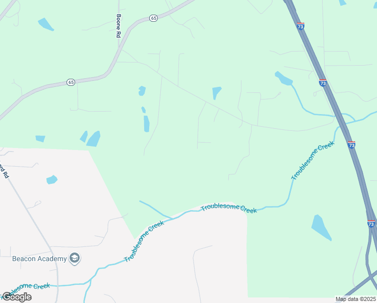 map of restaurants, bars, coffee shops, grocery stores, and more near 220 Lawrence Road in Stokesdale