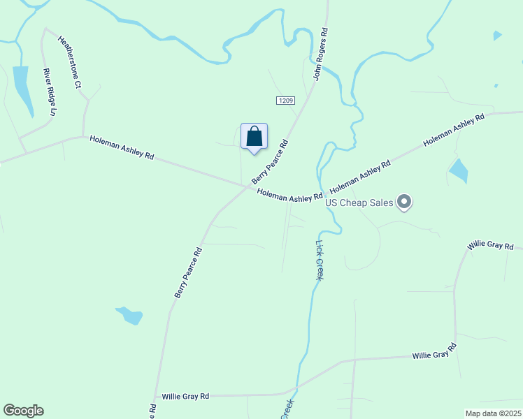 map of restaurants, bars, coffee shops, grocery stores, and more near 1441 Holeman Ashley Road in Timberlake