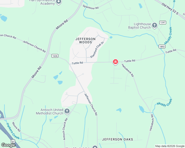 map of restaurants, bars, coffee shops, grocery stores, and more near 1310 Kilkenny Lane in Rural Hall