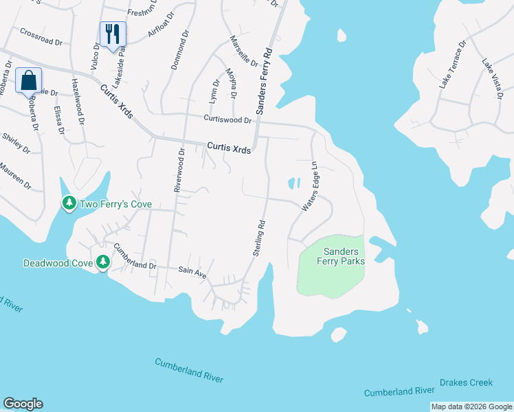 map of restaurants, bars, coffee shops, grocery stores, and more near 237 Sterling Road in Hendersonville