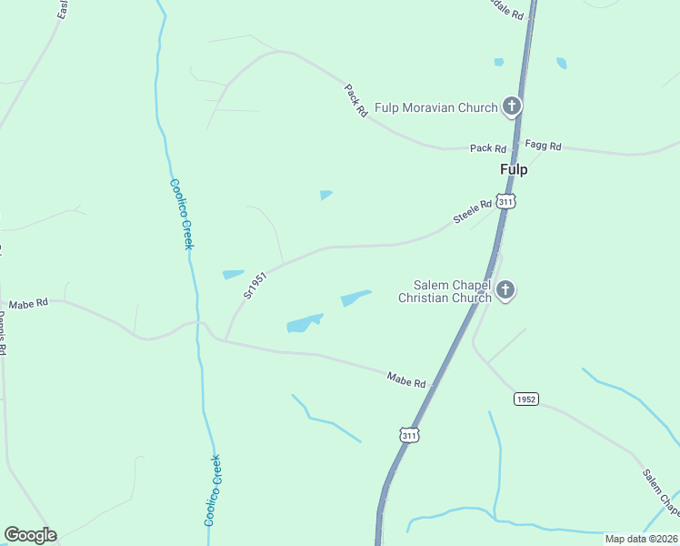 map of restaurants, bars, coffee shops, grocery stores, and more near 7654 Steele Road in Walnut Cove