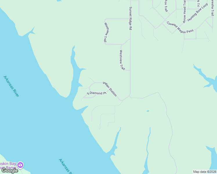 map of restaurants, bars, coffee shops, grocery stores, and more near Indian Station in Osage County