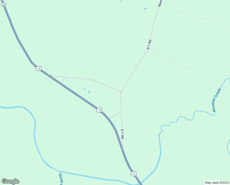 map of restaurants, bars, coffee shops, grocery stores, and more near 206 Arrow Road in Ahoskie