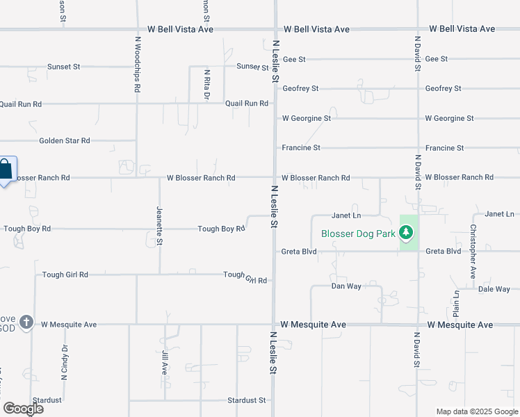 map of restaurants, bars, coffee shops, grocery stores, and more near 2380 North Leslie Street in Pahrump