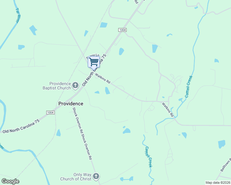 map of restaurants, bars, coffee shops, grocery stores, and more near 4637 Watkins Road in Oxford