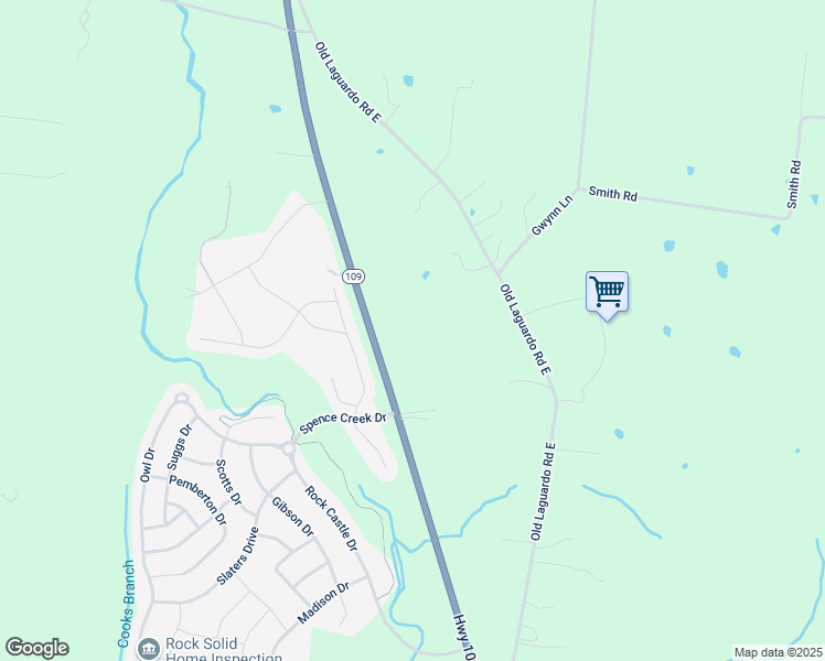 map of restaurants, bars, coffee shops, grocery stores, and more near 5125 Tennessee 109 in Lebanon