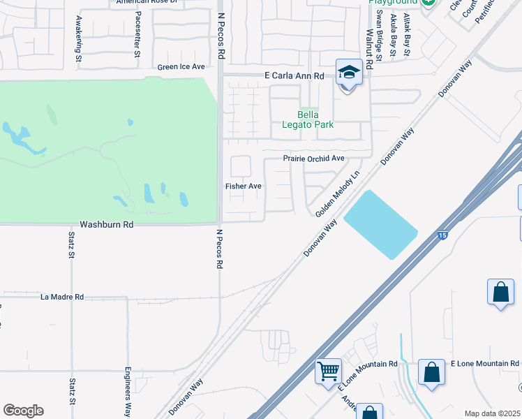map of restaurants, bars, coffee shops, grocery stores, and more near 5217 Spicebush Street in North Las Vegas