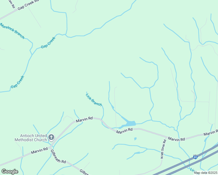 map of restaurants, bars, coffee shops, grocery stores, and more near 345 Pierce Lane in Bulls Gap