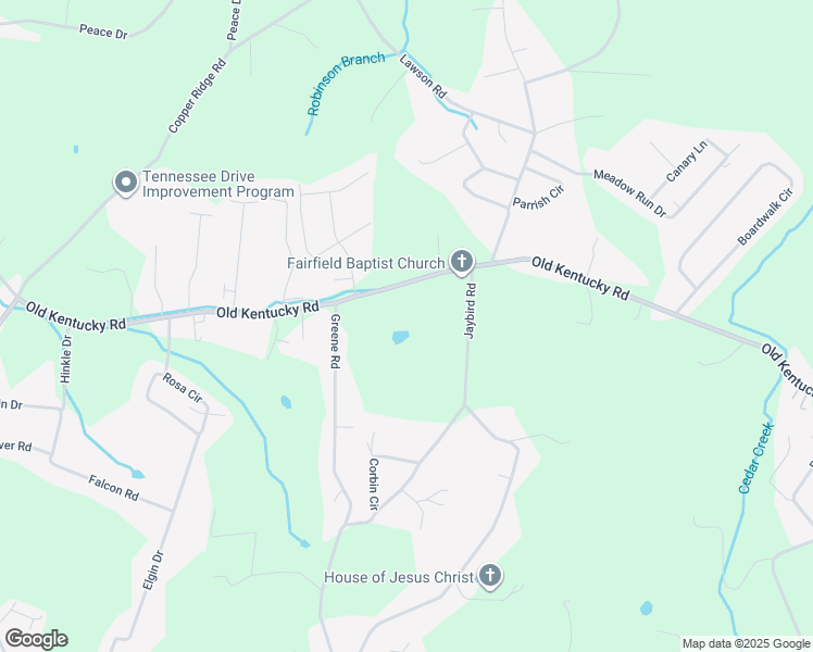 map of restaurants, bars, coffee shops, grocery stores, and more near 4246-4460 Old Kentucky Road in Morristown