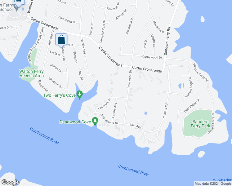 map of restaurants, bars, coffee shops, grocery stores, and more near 108 Lakeview Drive in Hendersonville