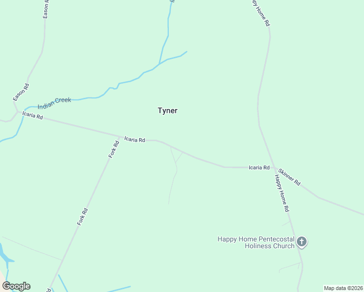 map of restaurants, bars, coffee shops, grocery stores, and more near 431 Icaria Road in Chowan