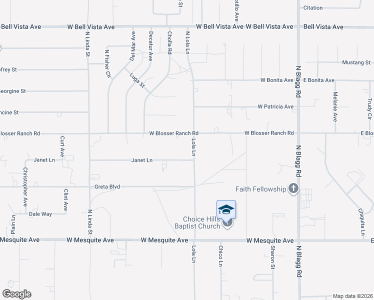 map of restaurants, bars, coffee shops, grocery stores, and more near 2420 North Lola Lane in Pahrump