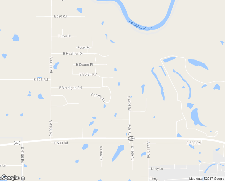 map of restaurants, bars, coffee shops, grocery stores, and more near 4950 Canyon Road in Claremore