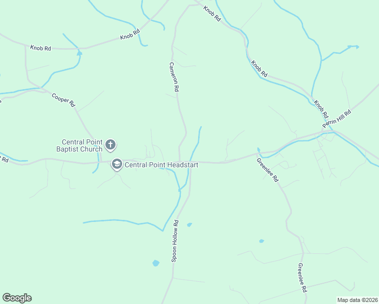 map of restaurants, bars, coffee shops, grocery stores, and more near 2159 Central Point Road in Rutledge