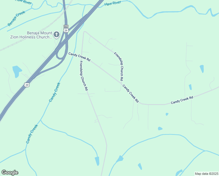 map of restaurants, bars, coffee shops, grocery stores, and more near 177 Von Denson Drive in Reidsville