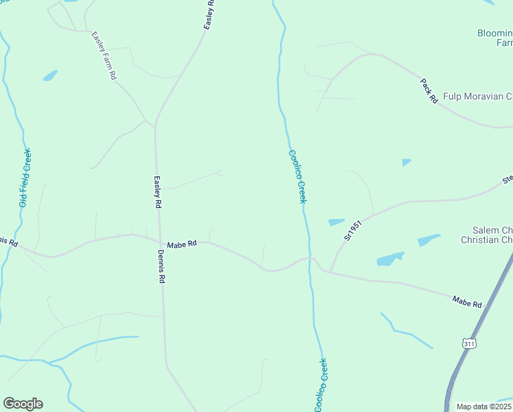 map of restaurants, bars, coffee shops, grocery stores, and more near Mabe Road in Walnut Cove