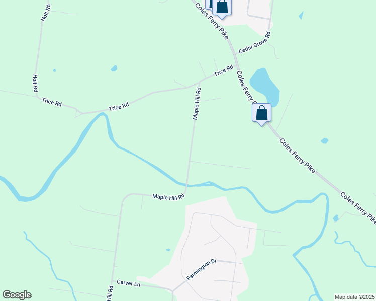 map of restaurants, bars, coffee shops, grocery stores, and more near 1145 Maple Hill Road in Lebanon