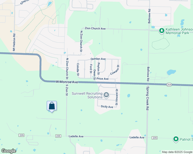 map of restaurants, bars, coffee shops, grocery stores, and more near 113 Ford Street in Lowell
