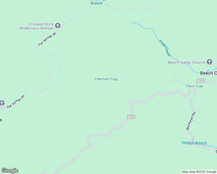 map of restaurants, bars, coffee shops, grocery stores, and more near 362 Beech Crossing in Elk Park