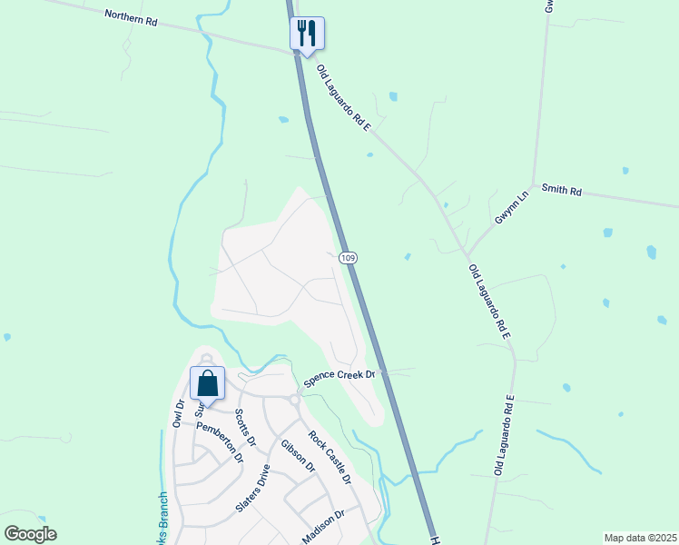map of restaurants, bars, coffee shops, grocery stores, and more near 5300 Tennessee 109 in Lebanon