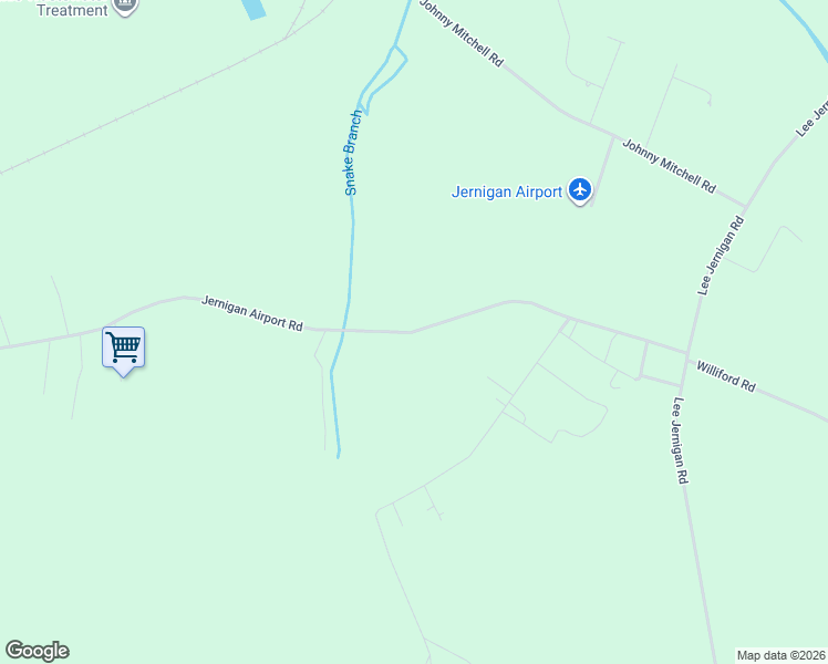 map of restaurants, bars, coffee shops, grocery stores, and more near State Road 1100 in Ahoskie