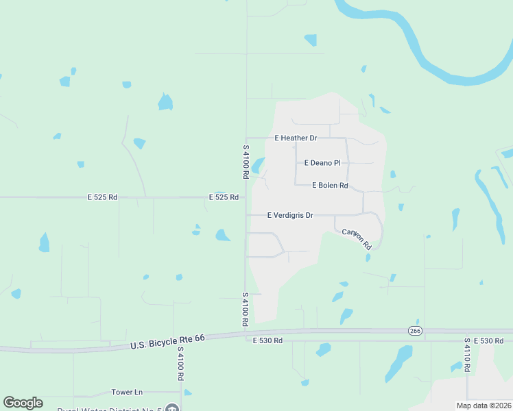 map of restaurants, bars, coffee shops, grocery stores, and more near 7025 East Verdigris Road in Claremore