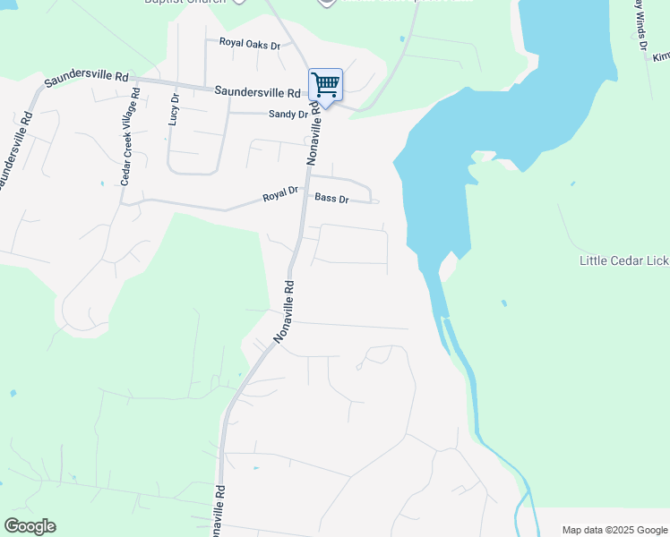 map of restaurants, bars, coffee shops, grocery stores, and more near 804 Water View Terrace in Mt. Juliet