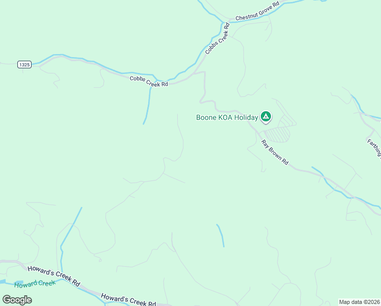 map of restaurants, bars, coffee shops, grocery stores, and more near 1380 Ray Brown Road in Boone