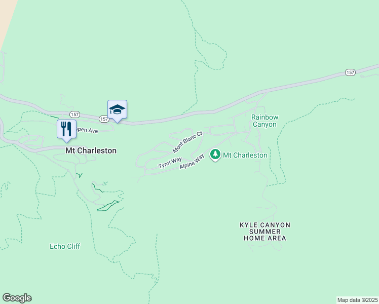 map of restaurants, bars, coffee shops, grocery stores, and more near 353 Moritz Way in Las Vegas