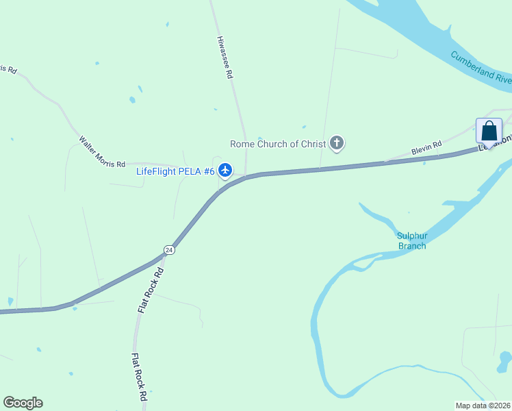 map of restaurants, bars, coffee shops, grocery stores, and more near 863 Lebanon Highway in Lebanon