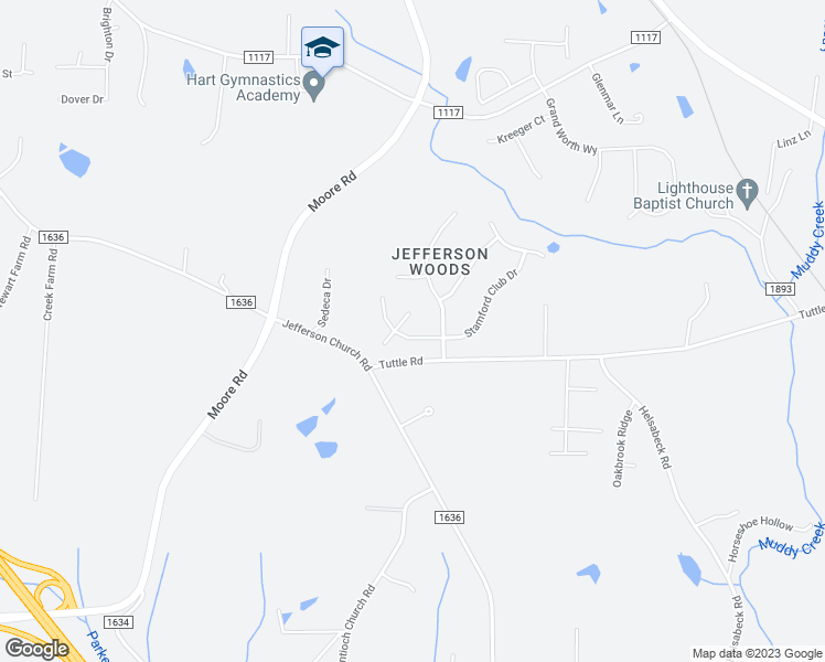 map of restaurants, bars, coffee shops, grocery stores, and more near 1113 Stamford Club Drive in Rural Hall