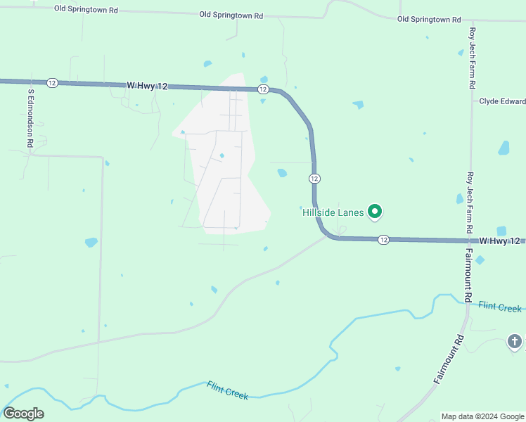 map of restaurants, bars, coffee shops, grocery stores, and more near 18811 Arkansas 12 in Gentry