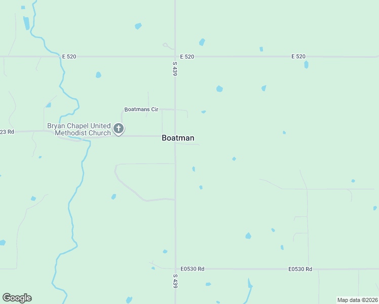 map of restaurants, bars, coffee shops, grocery stores, and more near 3425 South 439 in Pryor