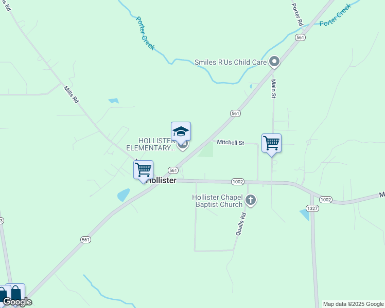 map of restaurants, bars, coffee shops, grocery stores, and more near 37432 Highway 561 in Hollister
