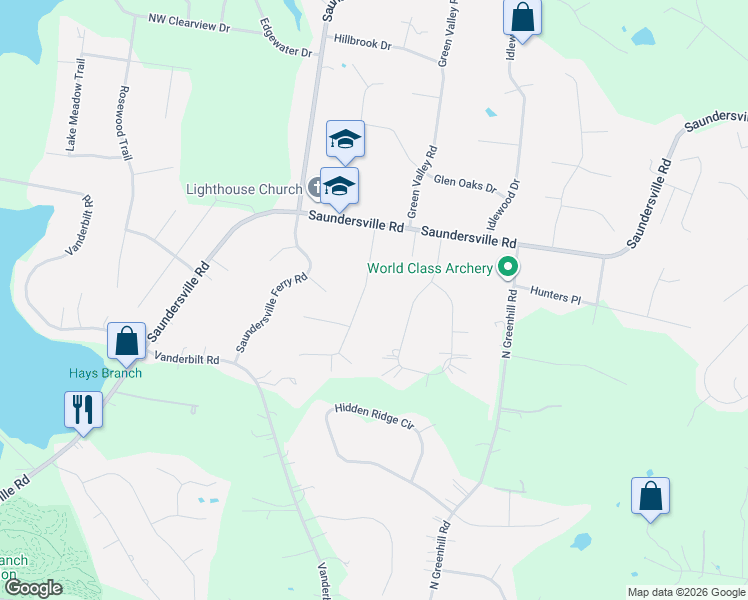map of restaurants, bars, coffee shops, grocery stores, and more near 807 Lori Lane in Mt. Juliet