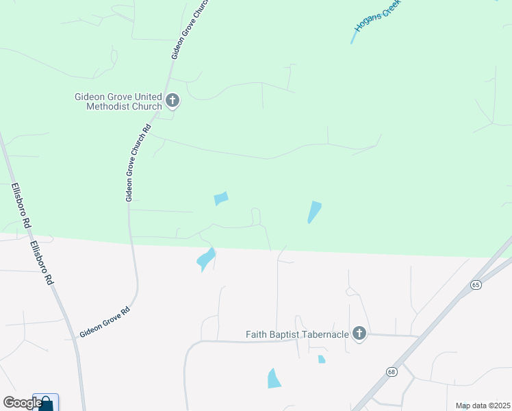 map of restaurants, bars, coffee shops, grocery stores, and more near 270 Bernice Drive in Stokesdale